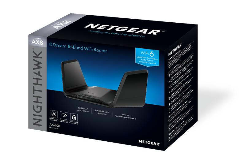 Nighthawk (RAX70) 三頻 AX6600 8-stream Wi-Fi 6 路由器