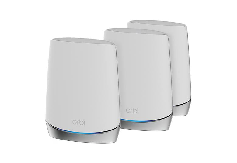AX4200 WiFi Mesh System (RBK753) Orbi 750 Series Tri-Band WiFi 6 Mesh System,4.2Gbps, Router + 2 Satellites