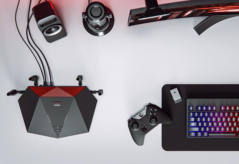 Nighthawk AX5400 WiFi Gaming Router (XR1000) Pro Gaming WiFi 6 Router, 5.4Gbps, with DumaOS 3.0