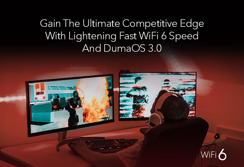 Nighthawk AX5400 WiFi Gaming Router (XR1000) Pro Gaming WiFi 6 Router, 5.4Gbps, with DumaOS 3.0