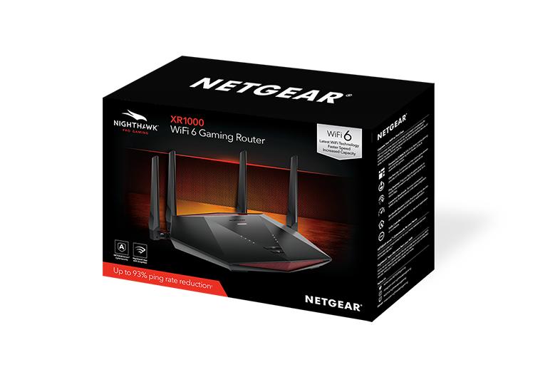 Nighthawk AX5400 WiFi Gaming Router (XR1000) Pro Gaming WiFi 6 Router, 5.4Gbps, with DumaOS 3.0