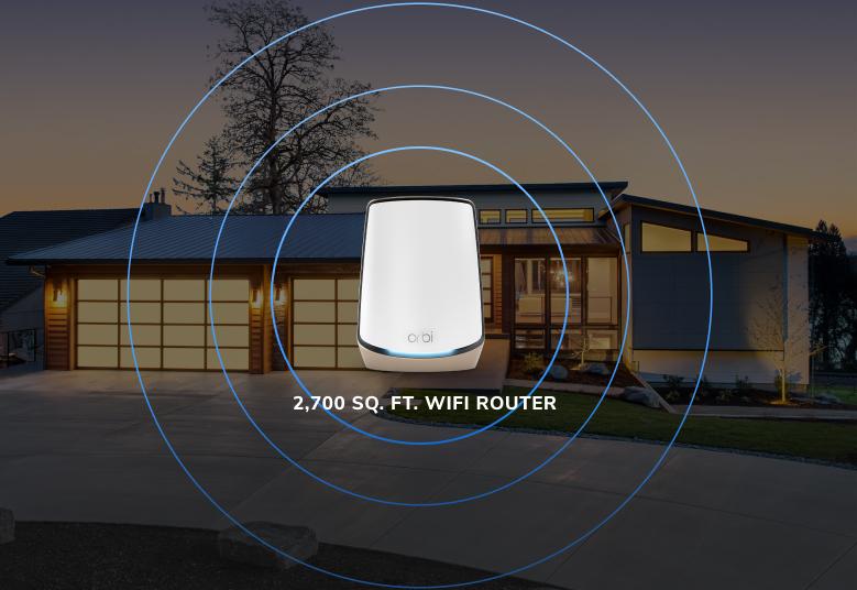 Orbi (RBR860S) Tri-Band AX6000 Mesh WiFi 6 Router