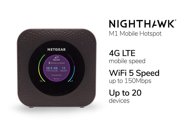 Nighthawk (MR1100) M1 4G LTE 流動熱點路由器