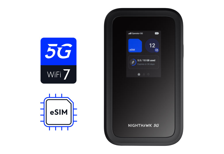 Nighthawk (MH7150) M7 5G Mobile WiFi 7 Hotspot with eSIM