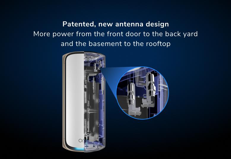 Orbi (RBE973S) 四頻 BE27000 WiFi 7 Mesh 無線系統 (3件裝) - 送 1 年 NETGEAR Armor