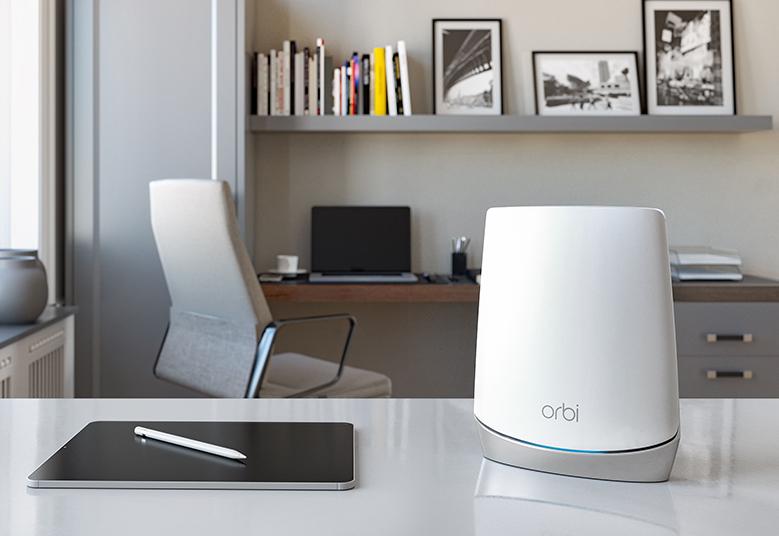 AX4200 WiFi Mesh System (RBK752) Orbi 750 Series Tri-Band WiFi 6 Mesh System,4.2Gbps, Router + 1 Satellite