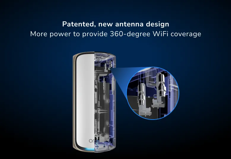 Orbi (RBE971S) 四頻 BE27000 WiFi 7 Mesh 智能路由器 (主機) - 送 1 年 NETGEAR Armor