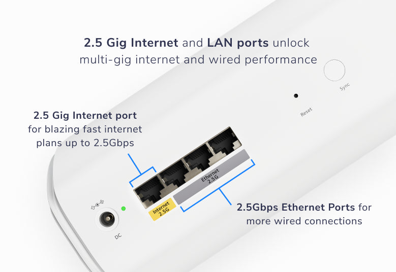 Orbi (RBE772) Tri-band BE11000 Mesh WiFi 7 System (2-Pack, 1 Router + 1 Satellite)