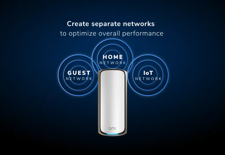 Orbi (RBE971S) Quad-band BE27000 Mesh WiFi 7 Router