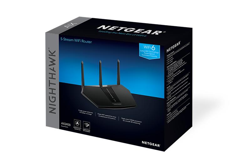 Nighthawk (RAX30) Dual-band AX2400 5-Stream WiFi 6 Router