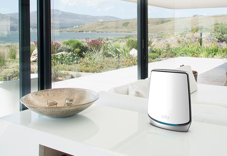 Orbi (RBK853) Tri-band AX6000 Mesh WiFi 6 System (3-Pack, 1 Router + 2 Satellites)