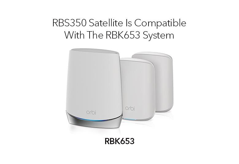 Orbi 350系列雙頻WiFi 6附加衛星機 (RBS350)