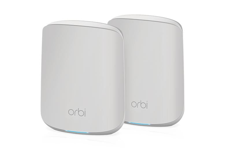 Orbi Dual-Band WiFi 6 Mesh System, 1.8Gbps,Router + 1 Satellite (RBK352)