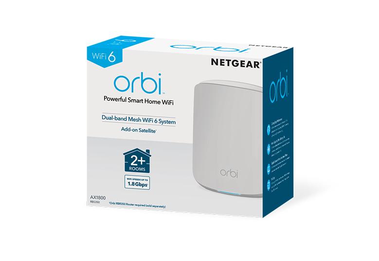 Orbi 350系列雙頻WiFi 6附加衛星機 (RBS350)