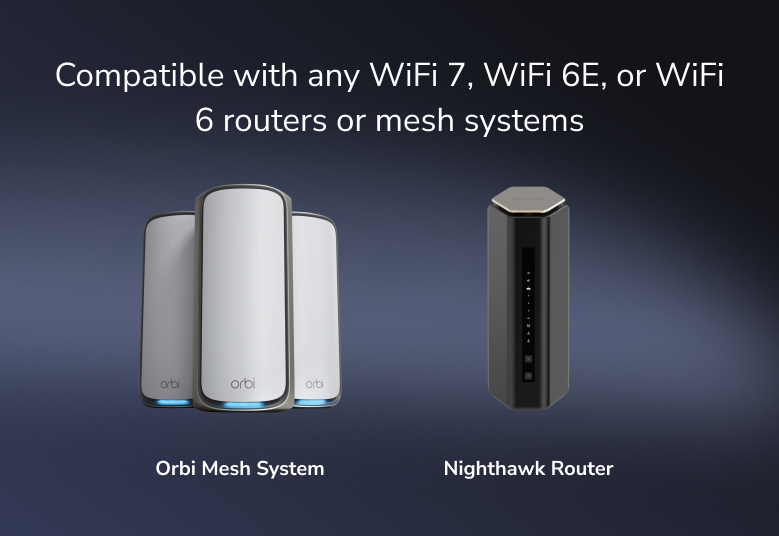 Nighthawk (A9000) 三頻 BE6500 WiFi 7 USB 3.0 接收器 (適用於Windows 11 PC)