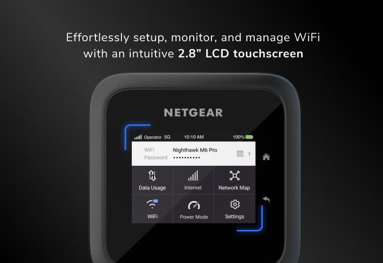 Nighthawk (MR6550) M6 M6 Pro+ 5G mmWave AXE3600 WiFi 6E Mobile Router (Unlocked)