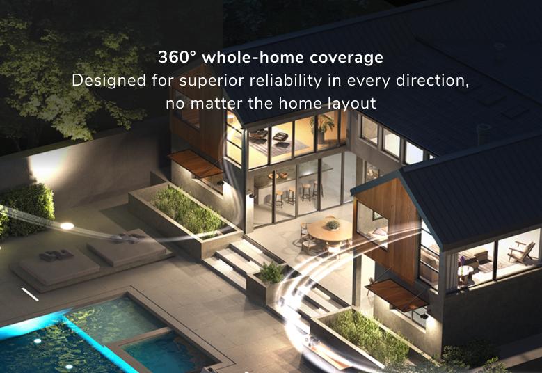 Orbi (RBE973S) Quad-band BE27000 Mesh WiFi 7 System (3-Pack, 1 Router + 2 Satellites)