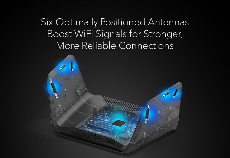 Nighthawk (RAXE300) Tri-band AXE7800 8-stream WiFi 6E Router