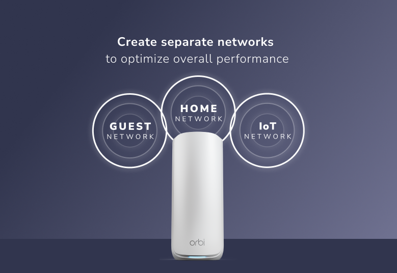 Orbi (RBE873) Tri-band BE21000 Mesh WiFi 7 System (3-Pack, 1 Router + 2 Satellites)