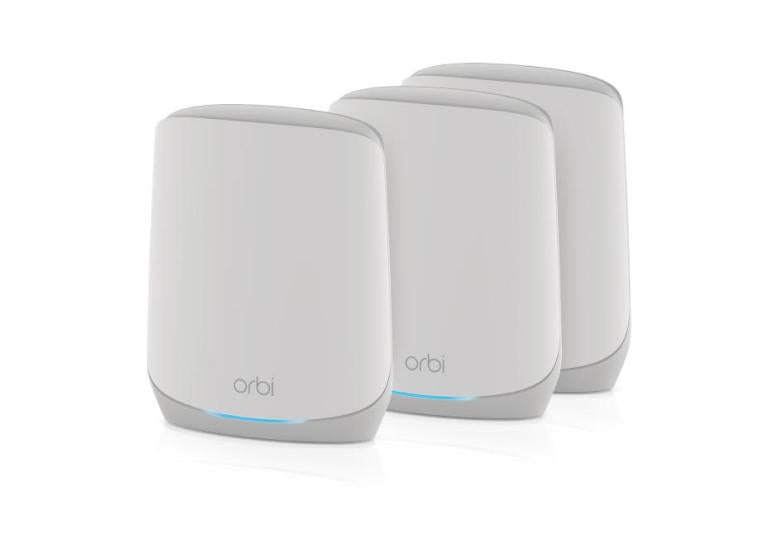 Orbi (RBK763S) Tri-band AX5400 Mesh WiFi 6 System (3-Pack, 1 Router + 2 Satellites)