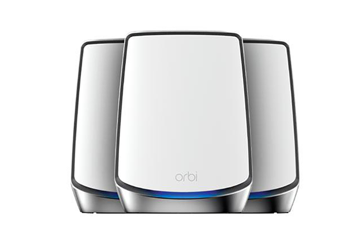 Orbi (RBK853) Tri-band AX6000 Mesh WiFi 6 System (3-Pack, 1 Router + 2 Satellites)